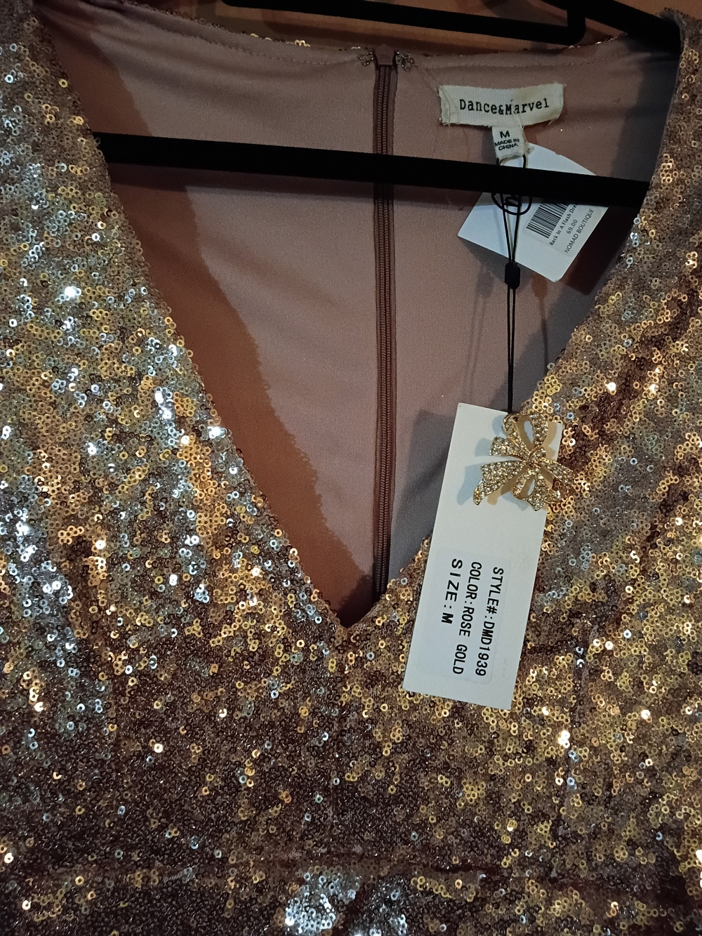 Dance & Marvel Sequin Dress M New with Tags